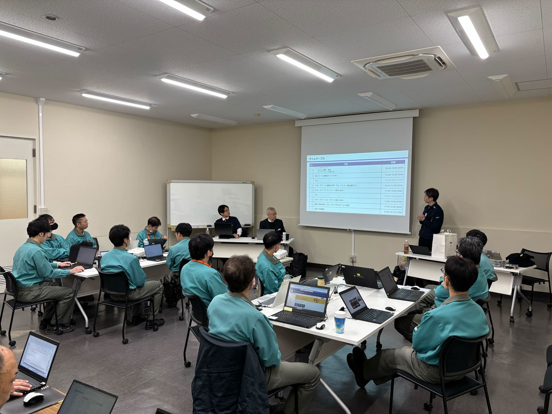 徳山製造所内で実施された Atlas AI ワークショップの様子