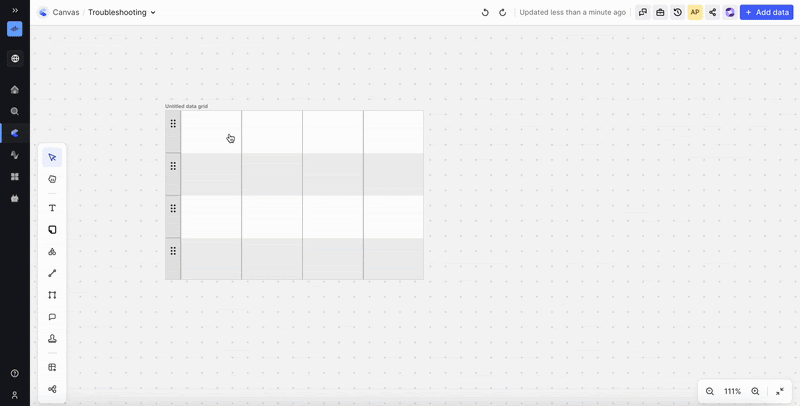 Customizable Tables for user input in Canvas