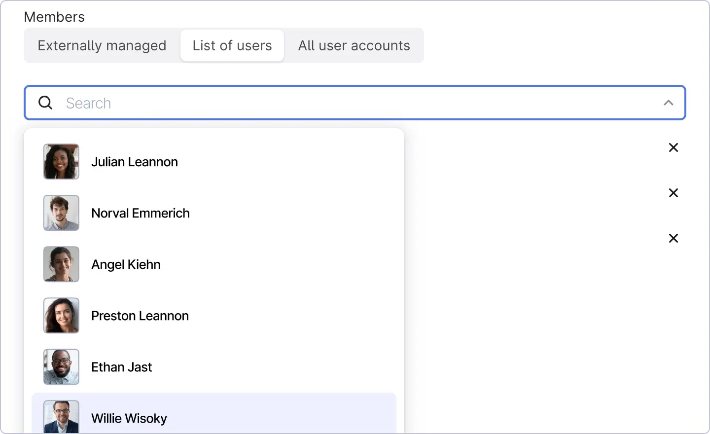 Cognite Data Fusion search UI