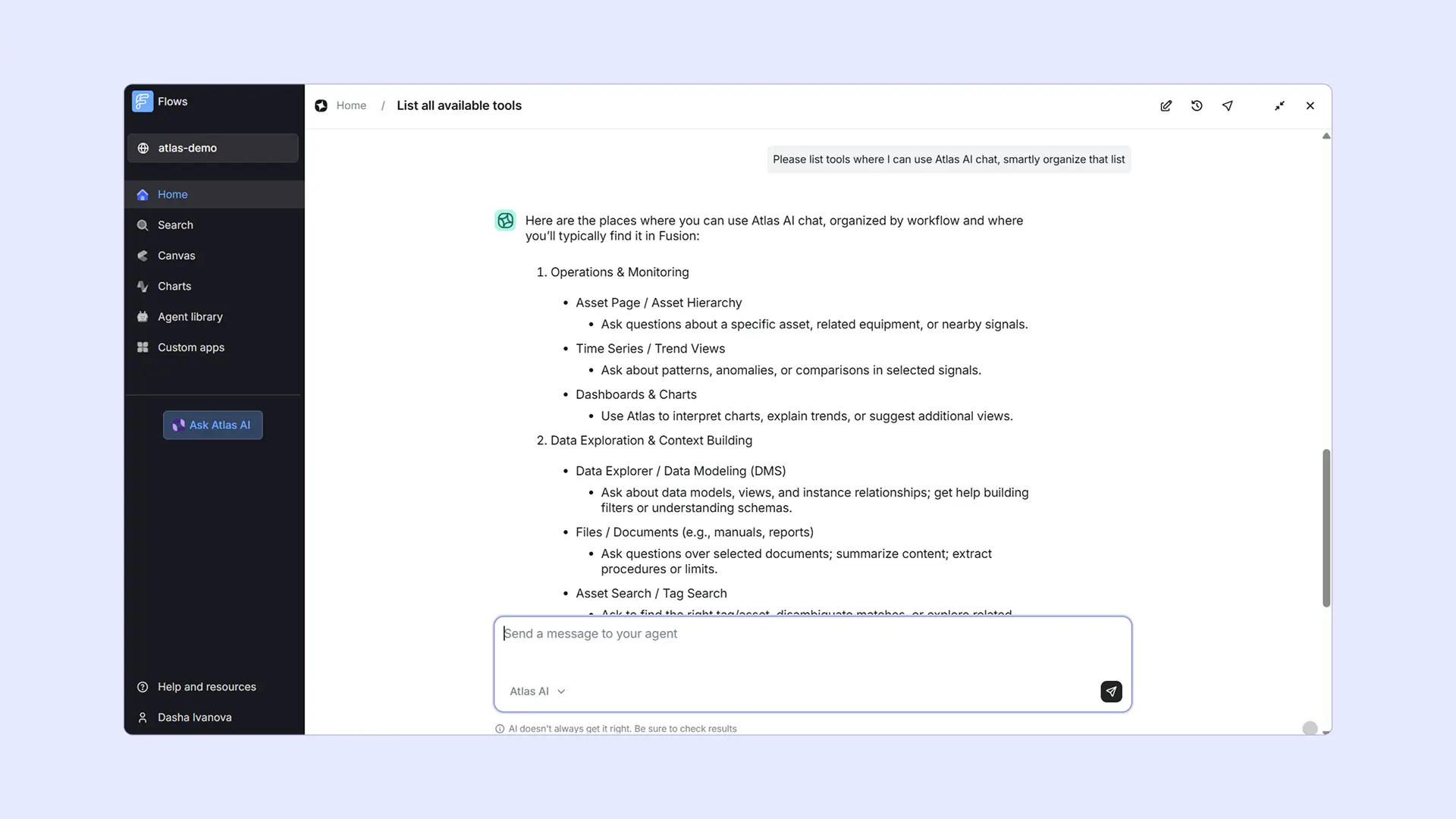 query & explore data
