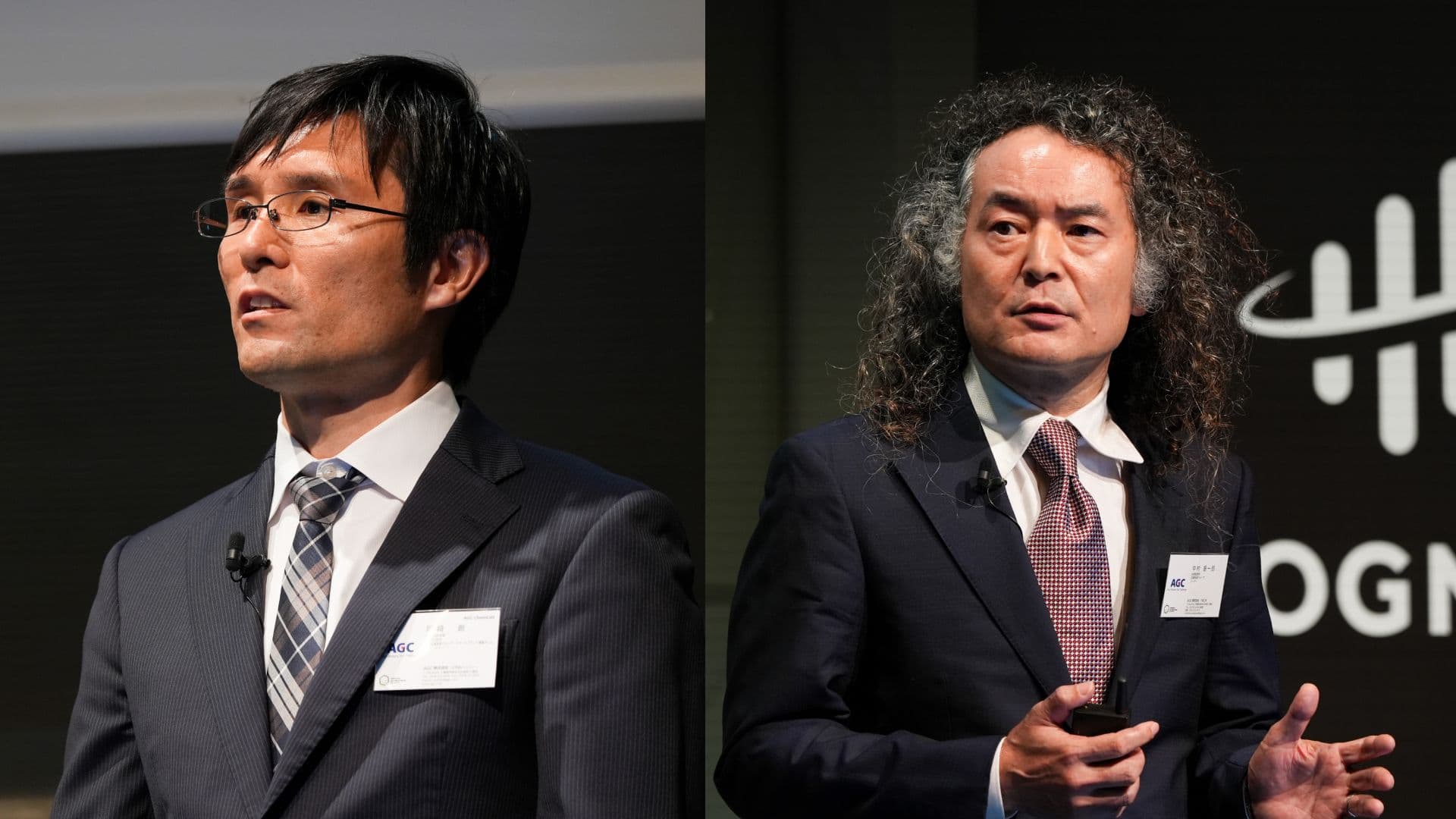Left: Hajime Okazaki, AGC / Right: Shinichiro Nakamura, AGC