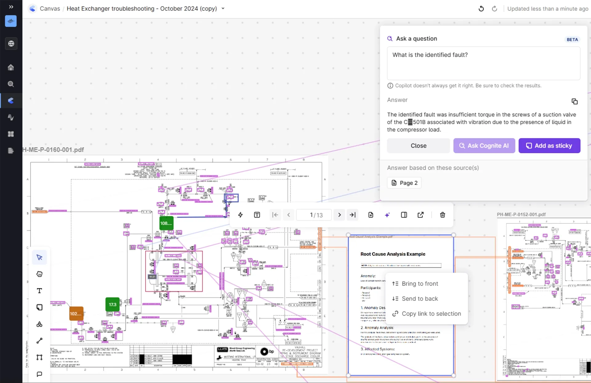 Cognite’s customers can use generative AI to ask questions about their diagrams using natural language