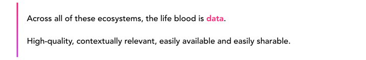 data as lifeblood