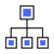 Icons_Blue_54_Hierarchy, Organization