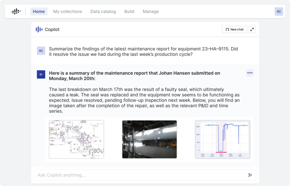 Industrial copilot summary